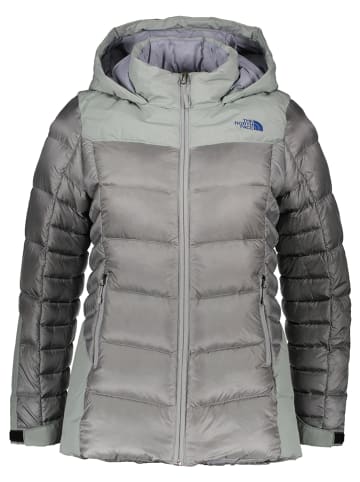 The North Face Kurtka puchowa "Storm" w kolorze antracytowym