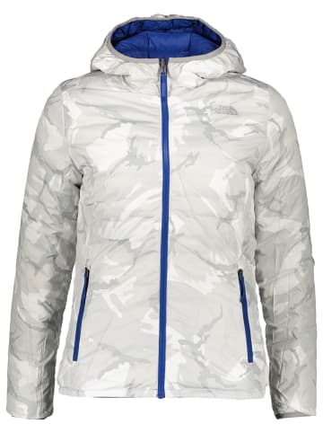 The North Face Wende-Daunenjacke "Manchuria RV" in Blau/ Grau