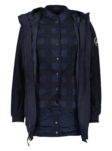 The North Face Parka "Snap In Triclimate" donkerblauw
