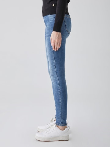 LTB Spijkerbroek "Amy X" - skinny fit - blauw