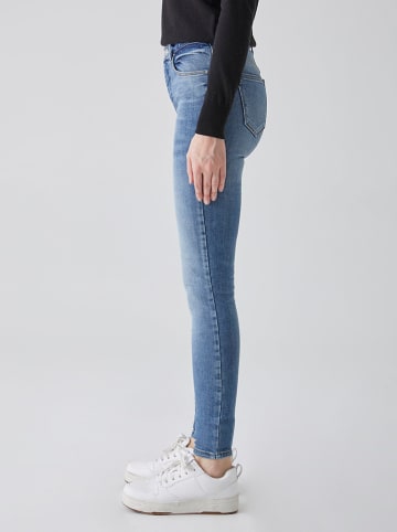 LTB Dżinsy "Amy X" - Skinny fit - w kolorze błękitnym