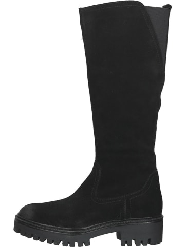 Marco Tozzi Leder-Stiefel in Schwarz