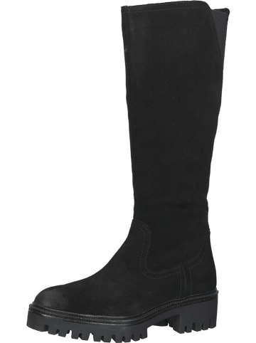Marco Tozzi Leder-Stiefel in Schwarz