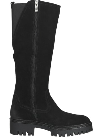Marco Tozzi Leder-Stiefel in Schwarz