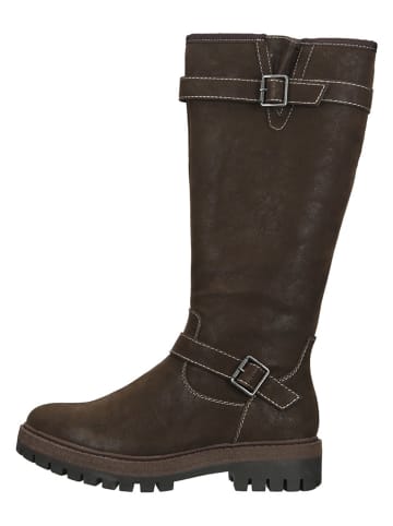 s.Oliver Stiefel in Dunkelbraun