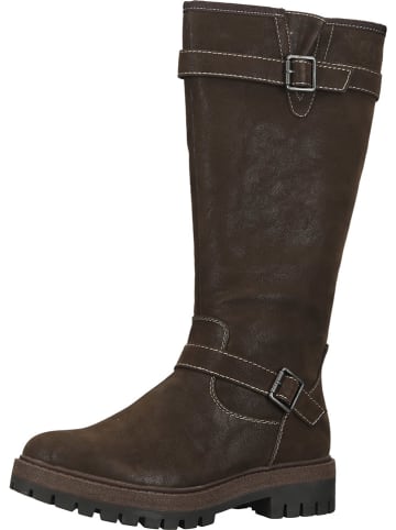 s.Oliver Stiefel in Dunkelbraun
