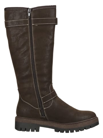 s.Oliver Stiefel in Dunkelbraun