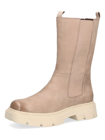 Caprice Leren laarzen beige