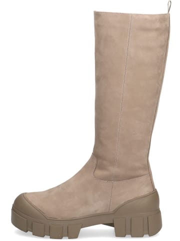 Caprice Leder-Stiefel in Taupe