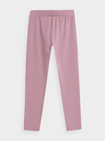 4F Legginsy w kolorze jasnoróżowym