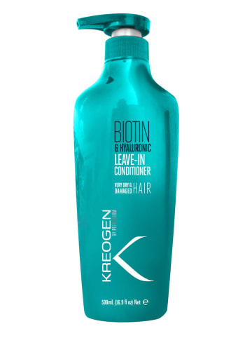 Kreogen Leave-In-Conditioner "Biotin & Hyaluronic" für trockenes Haar, 500 ml