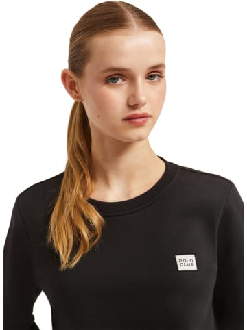 Polo Club Sweatshirt in Schwarz