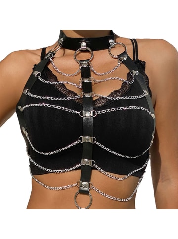 INTIMAX Paski harness w kolorze czarnym