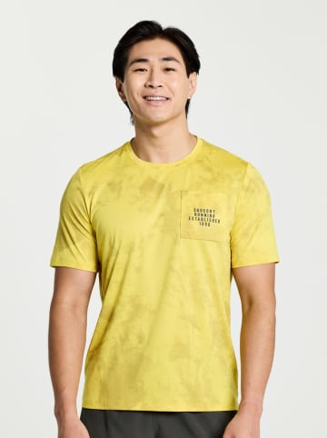 Saucony Trainingsshirt in Gelb