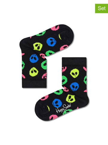 Happy Socks 2er-Set: Socken "Alien" in Bunt