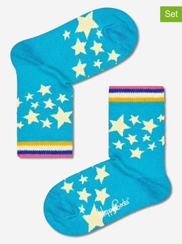 Happy Socks 2-delige set: sokken "Star" meerkleurig