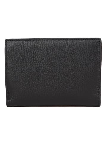 COCCINELLE Skórzany portfel w kolorze czarnym - 14 x 10 cm