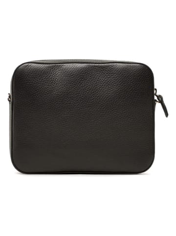 COCCINELLE Leder-Umhängetasche in Schwarz - (B)22 x (H)17 x (T)6 cm