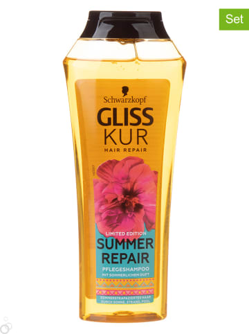 Gliss Kur 3-delige set: shampoos "Summer Repair", elk 250 ml