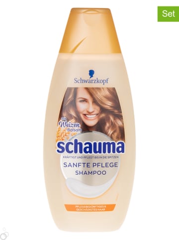 Schauma 5er-Set: Shampoos "Sanfte Pflege", je 400 ml