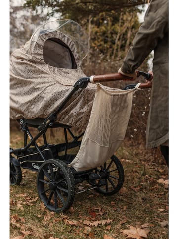 that's mine Kinderwagen-Regenverdeck in Braun/ Creme