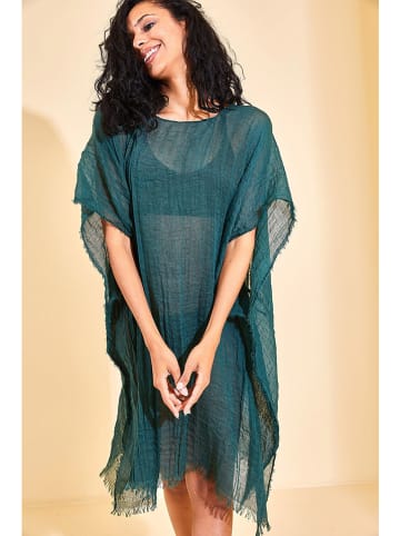 Jumeon Kaftan in Petrol