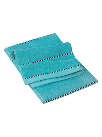 ESPRIT Handdoek "Stripes" turquoise