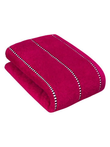 ESPRIT Ręcznik prysznicowy "Stripes" w kolorze różowym