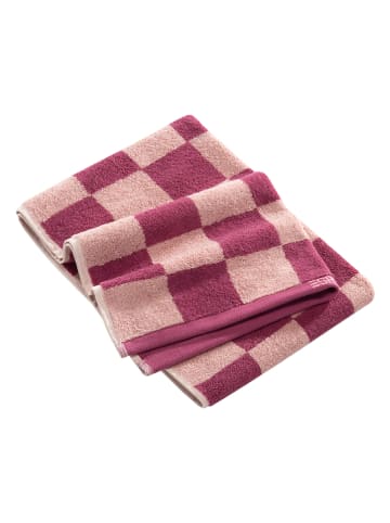 ESPRIT Handdoek "Cube" roze