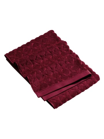 ESPRIT Handdoek "Modern grid" rood