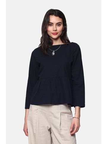 Le Jardin du Lin Linnen blouse zwart