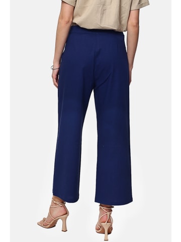 Le Jardin du Lin Linnen broek donkerblauw