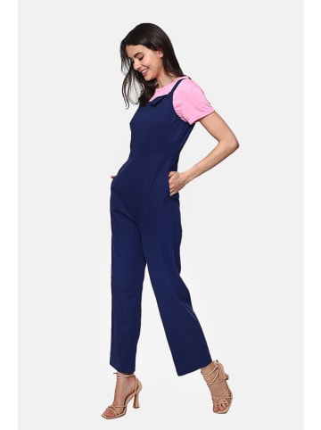 Le Jardin du Lin Leinen-Jumpsuit in Dunkelblau