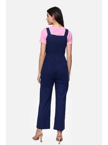 Le Jardin du Lin Leinen-Jumpsuit in Dunkelblau