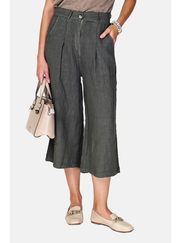 Le Jardin du Lin Leinen-Hose in Khaki