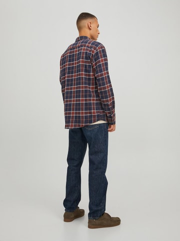 Jack & Jones Blouse "Classic" - slim fit - blauw/rood