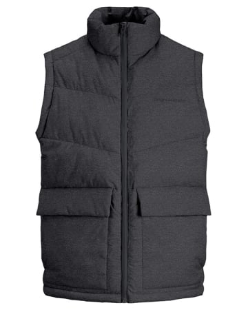 Jack & Jones Doorgestikte bodywarmer antraciet