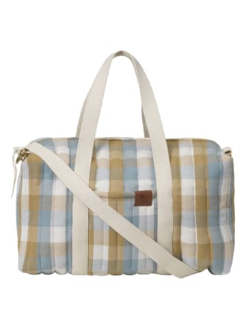 FABELAB Turntasche "Cottage Blue Checks" in Bunt - (B)40 x (H)22 x (T)20 cm