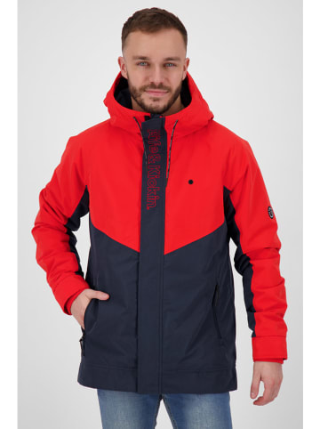 alife and kickin Übergangsjacke "Jack" in Rot/ Dunkelblau