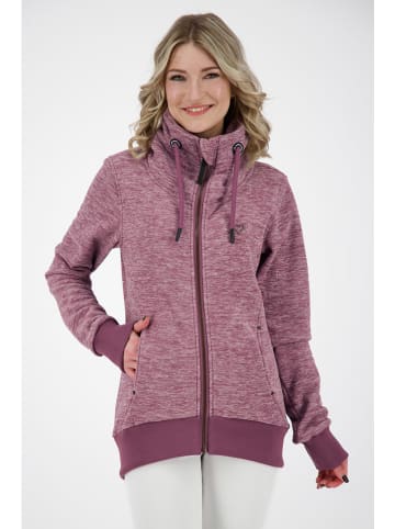 alife and kickin Sweatjacke "Vivian" in Mauve