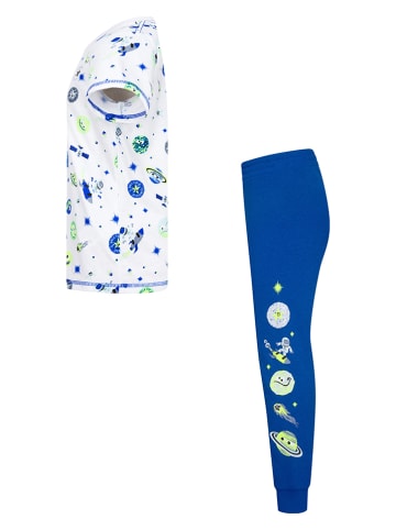 Converse 2-delige outfit wit/blauw