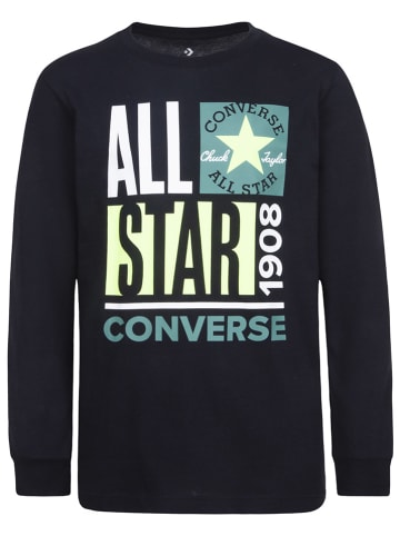 Converse Longsleeve in Schwarz/ Bunt