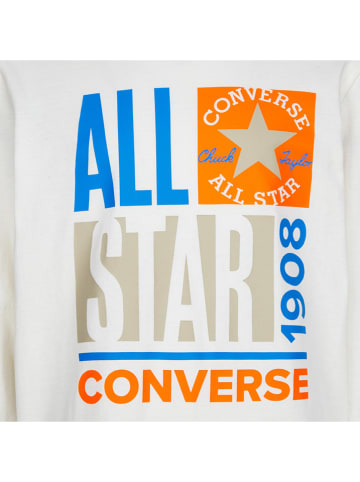 Converse Koszulka w kolorze białym ze wzorem