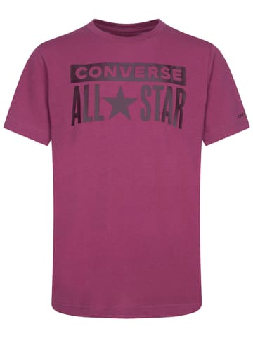 Converse Shirt auberginekleurig