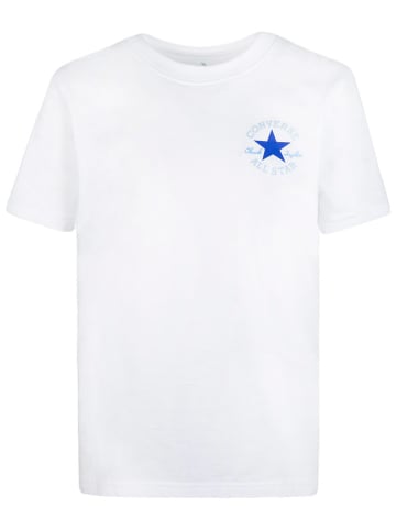 Converse Shirt in Weiß/ Blau