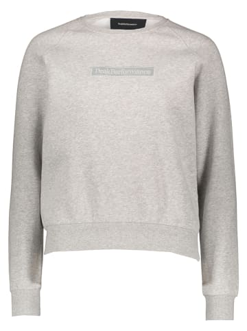 Peak Performance Sweatshirt "Ease" in Hellgrau