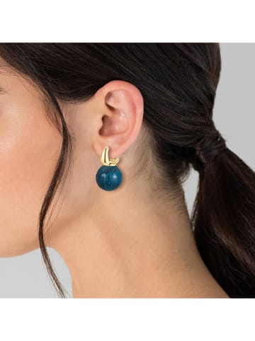 Yokoamii Vergold. Creolen mit Perlen