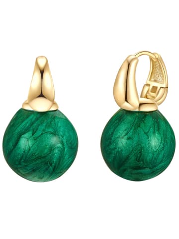 Yokoamii Vergold. Creolen mit Perlen