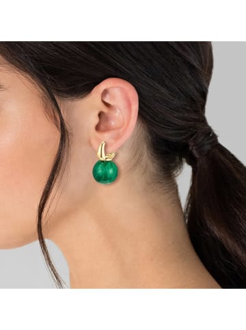 Yokoamii Vergold. Creolen mit Perlen