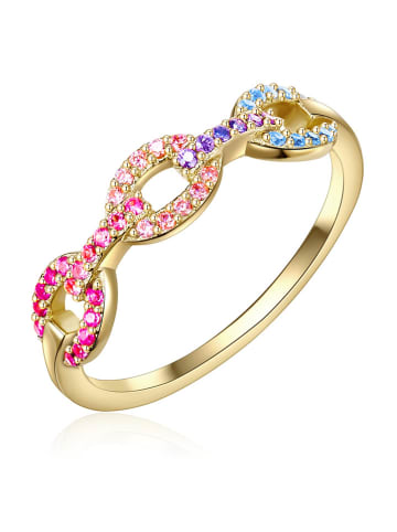 Glanzstücke München Vergold. Ring mit Edelsteinen